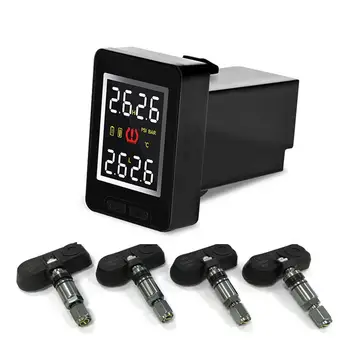

Car TPMS Wireless Auto 4 Internal Anti-theft Sensors LCD Embedded Monitor Real-time Accurate For Toyota Land Cruiser Reiz