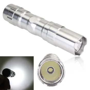 

2019 3W Police Mini LED Waterproof Ultra Bright Torch Camping Silver