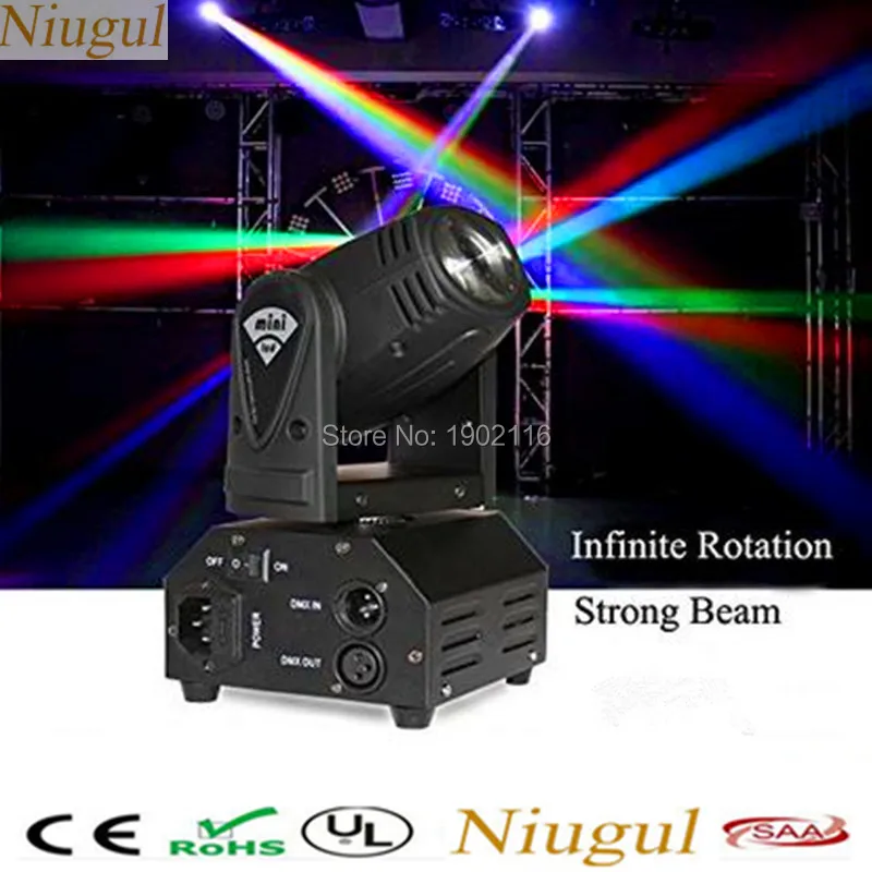 

10W Mini LED Beam Moving Head Lights /RGBW LED Spotlight /DJ Disco Spot Lighting /DMX512 LED Beam Stage Lights/Linear Beam Light