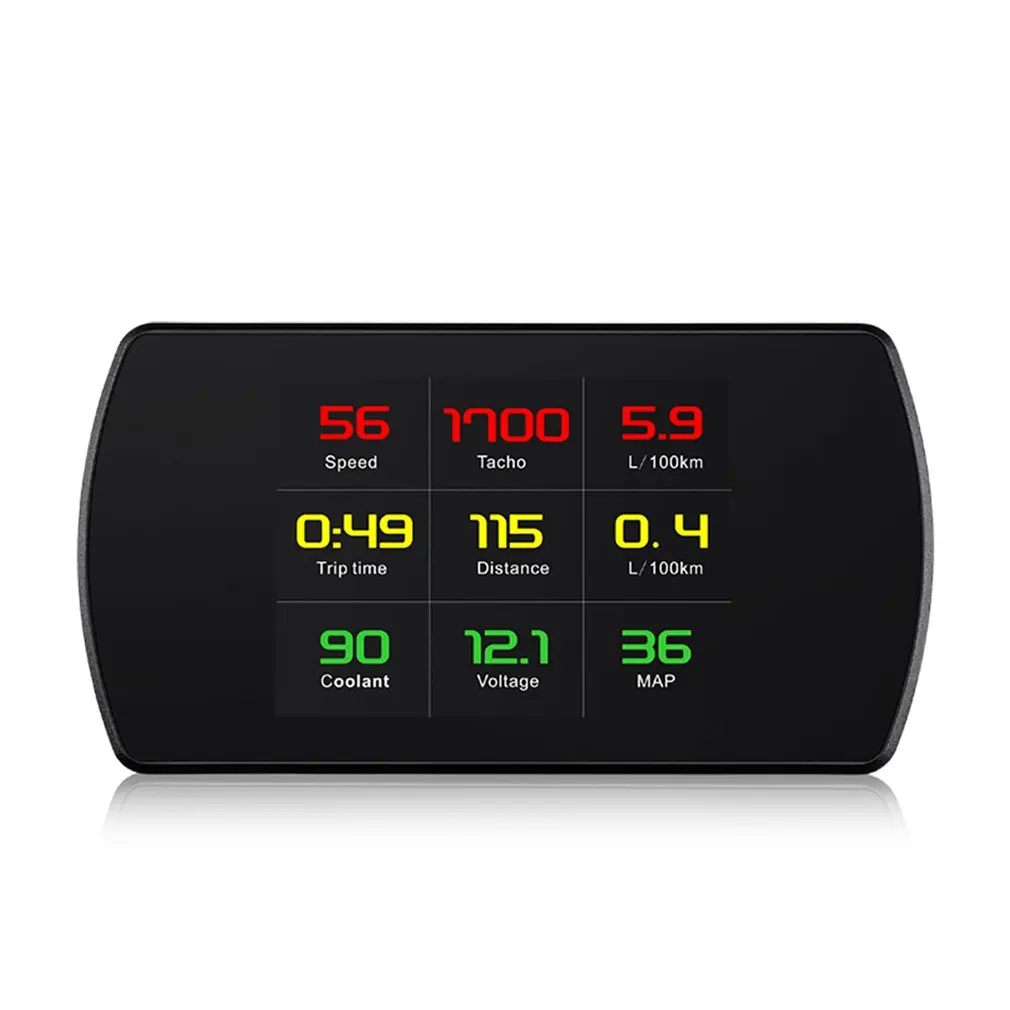 

On-board Computer OBD Smart Digital Meter Speed Voltage RPM Fuel Consumption Meter HD Heads Up Display Car HUD