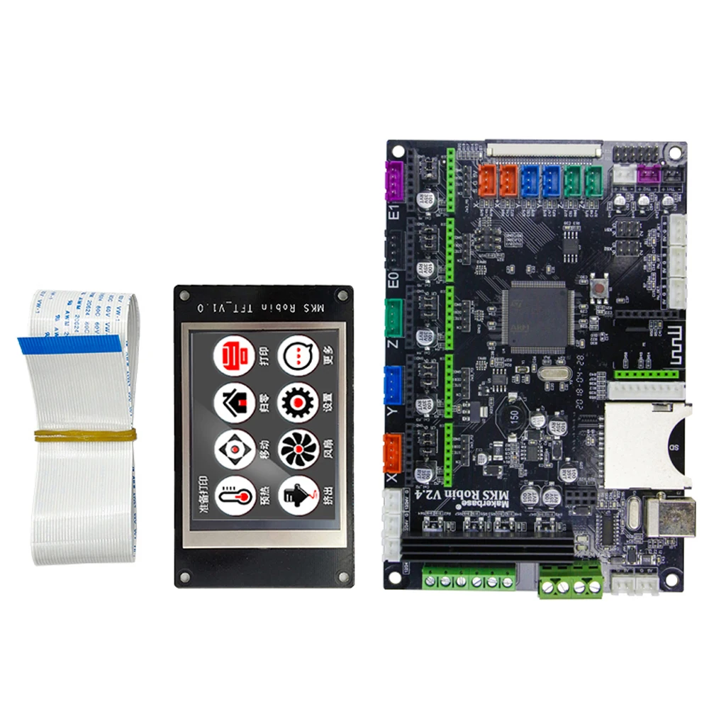 

MKS Robin STM32 Integrated Circuit Main Controller Source Software With Display Screen Stable Control Board for 3D Printer