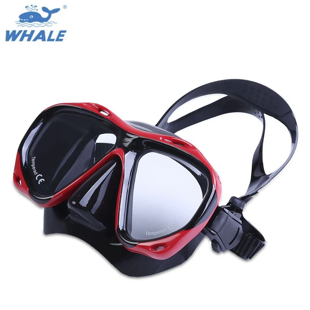 WHALE Professional Подводное плавание дайвинг маска очки