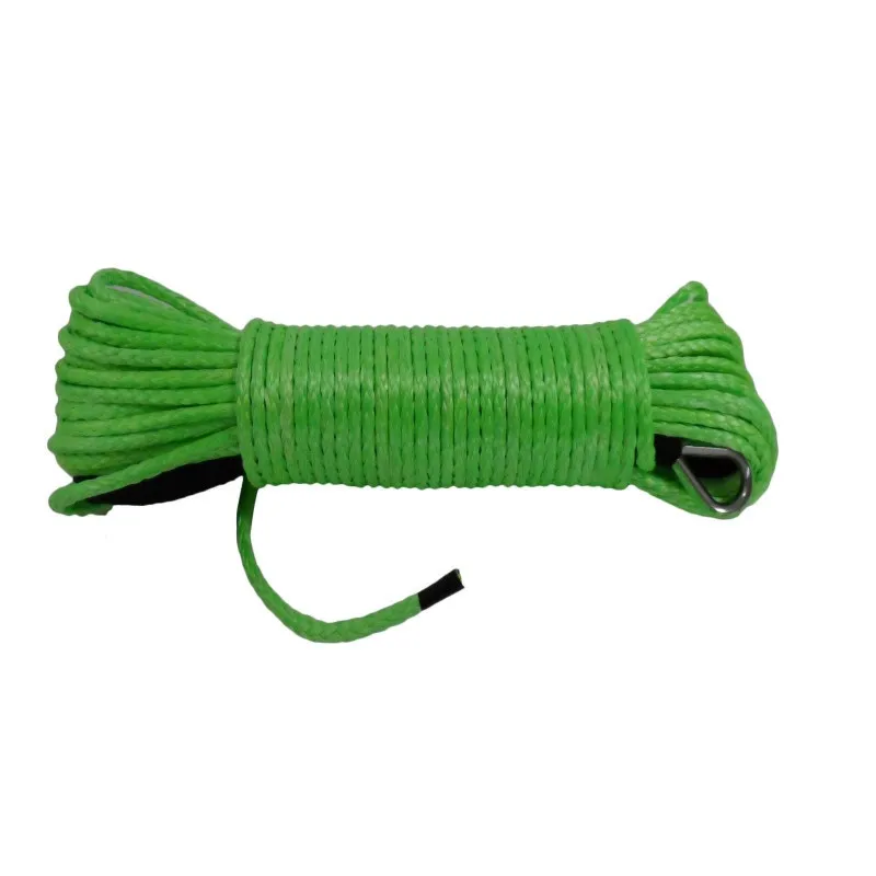 1/4X50 الاصطناعية حبل رفع حبل للسحب فائقة الجزيئية الجر حبل 6 مللي متر * 15 m