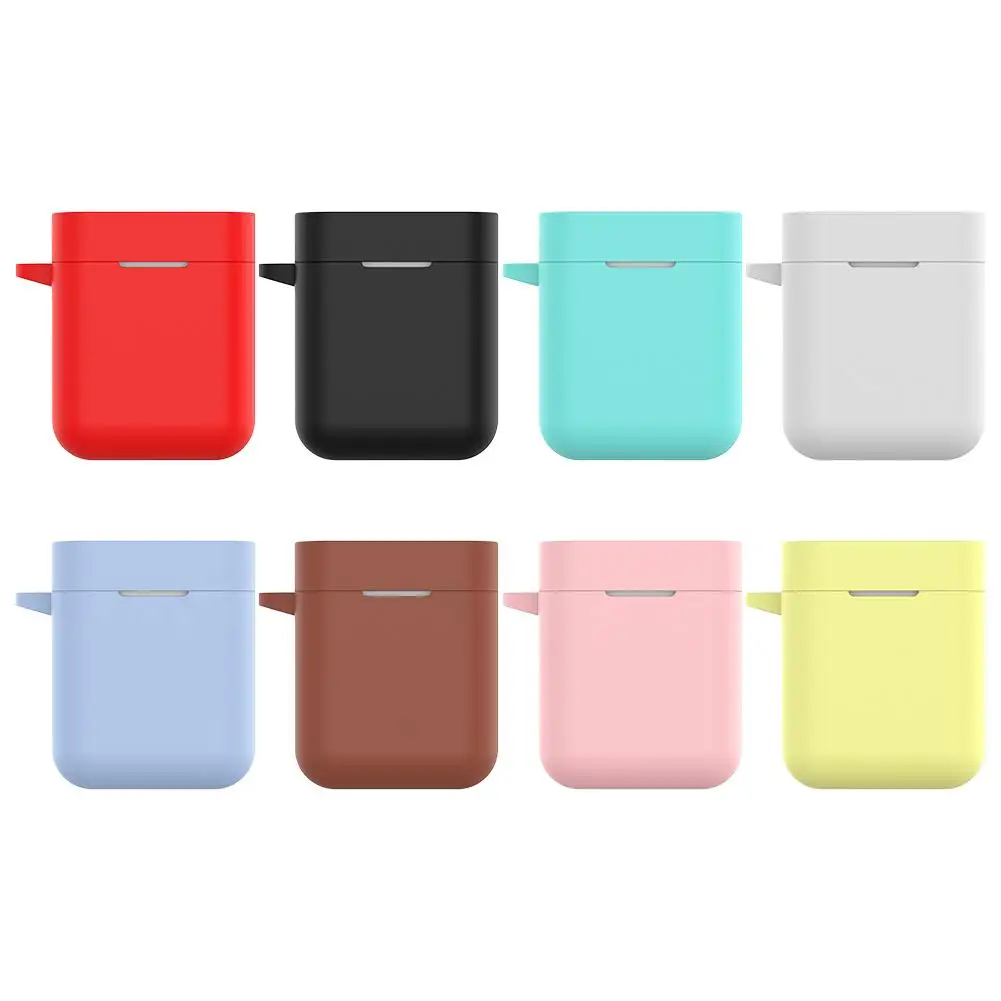 

Millet Wireless Bluetooth Headset Drop-proof Dustproof Silicone Air TWS Earphone Box Cover Multiple Colors Are Avilable