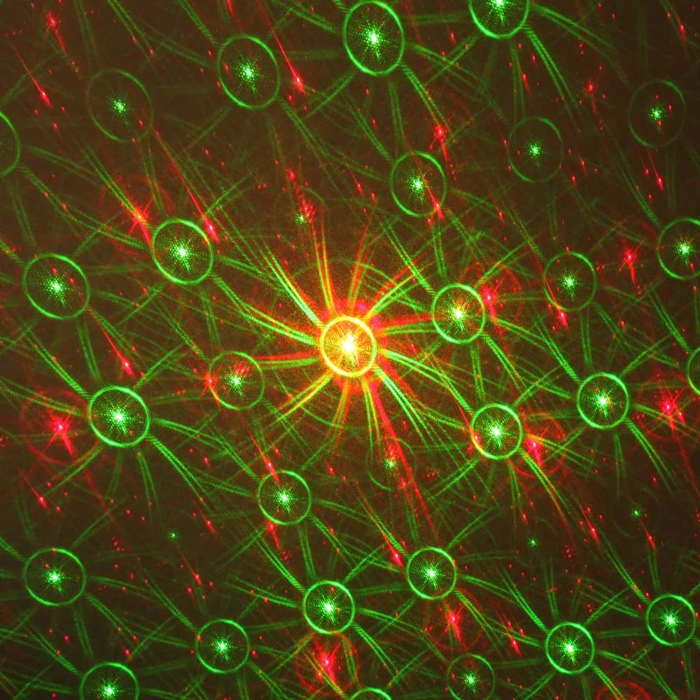 Дискотека вечерние DJ Мини светодиодный лазерный проектор рождественские украшения Лазерное освещение для дискотеки лазерный свет Dj Голосовая активация Рождественский клубный свет