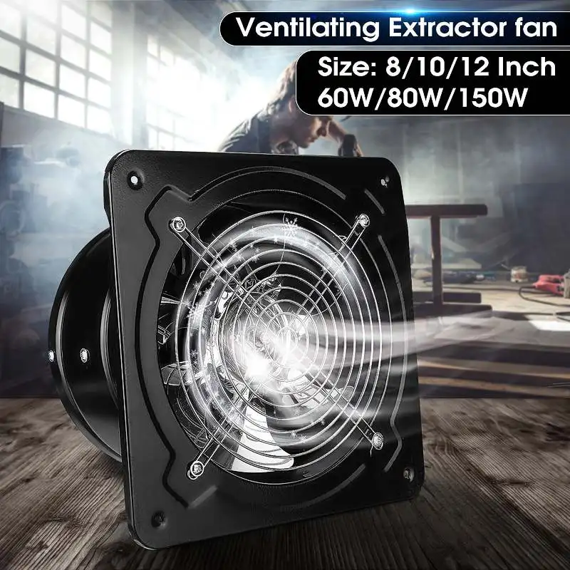 Kaufen 4 6 7 8 10 12 14 16inch Inline Kanal Booster Fan extractor Auspuff Intake Belüftung Fenster Rohr Ventilator für Badezimmer Wc Küche