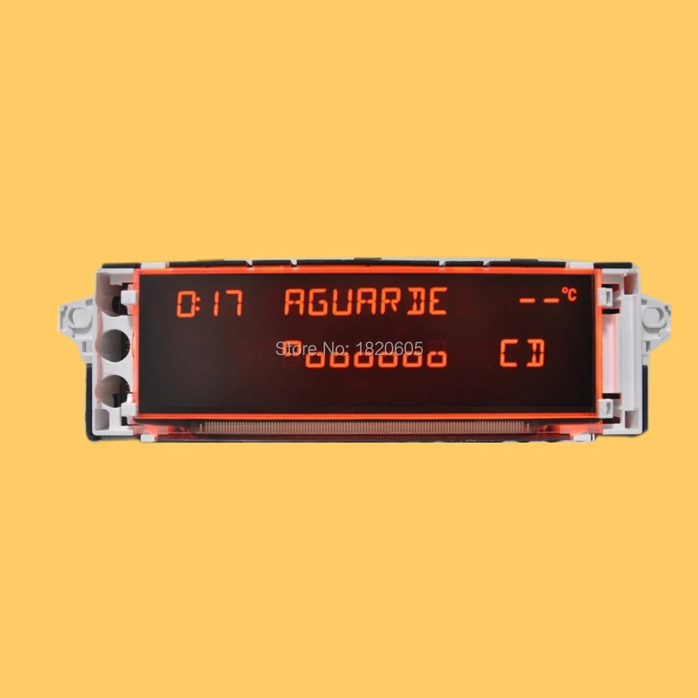 Автомобильный оригинальный экран с поддержкой USB AUX дисплей красный монитор 12