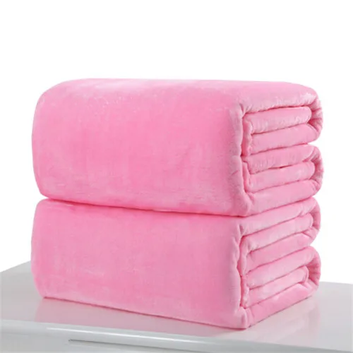 Горячее предложение, мягкое маленькое супер теплое зимнее теплое микро плюшевое Флисовое одеяло, плед, диван, постельные принадлежности, одеяло для домашних животных