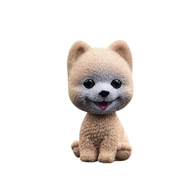 Professional Car Shaking Head Dog Doll Ornaments Car Swing Dog Cartoon Car Doll Resin Teddy Shiba Inu Welsh Corgi French Bulldog