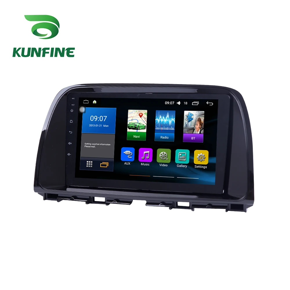 Octa Core 1024*600 Android 10 0 автомобильный DVD GPS навигатор плеер Deckless стерео для Mazda ATENZA 2013 2016