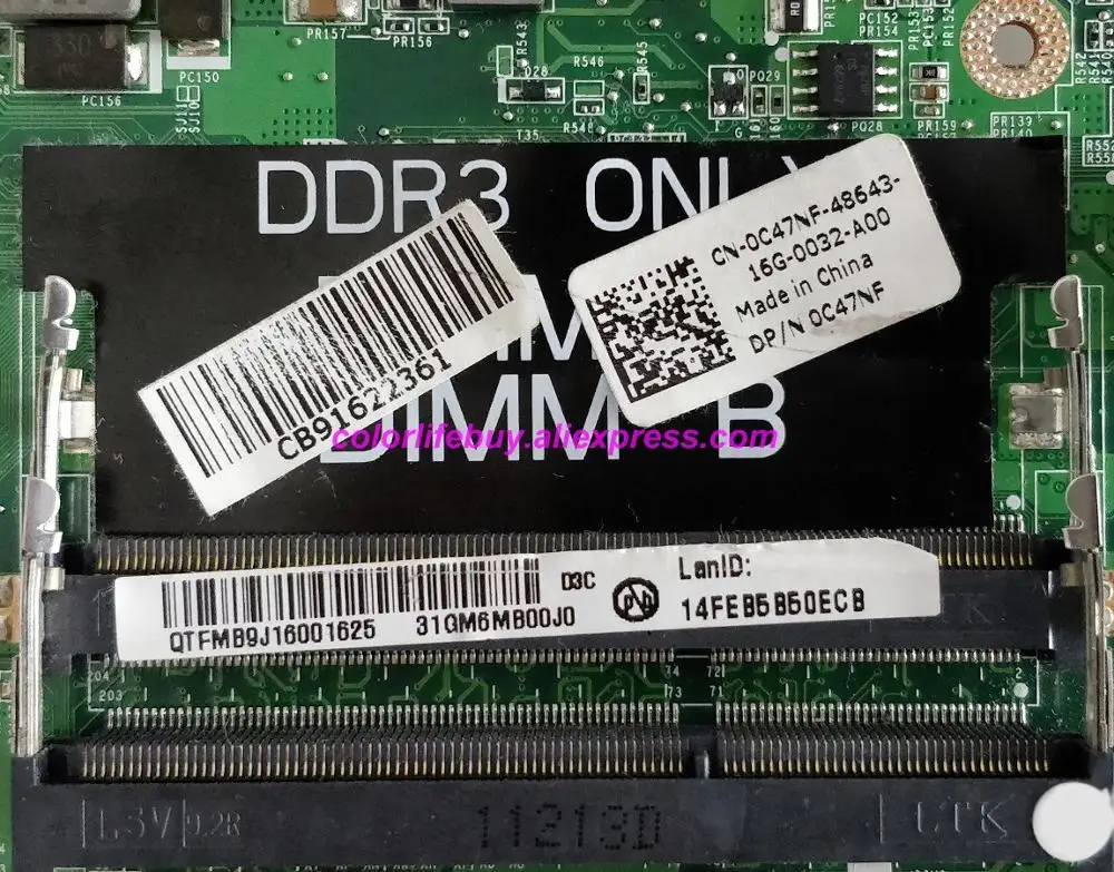 حقيقية CN-0C47NF 0C47NF C47NF DAGM6CMB8D0 HM67 اللوحة المحمول اللوحة الأم لديل XPS L502X الكمبيوتر الدفتري