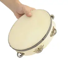 Instrumento музыкальный Pandeiro бубен Pandero Strumenti Musicali игрушки, музыкальные инструменты для детей