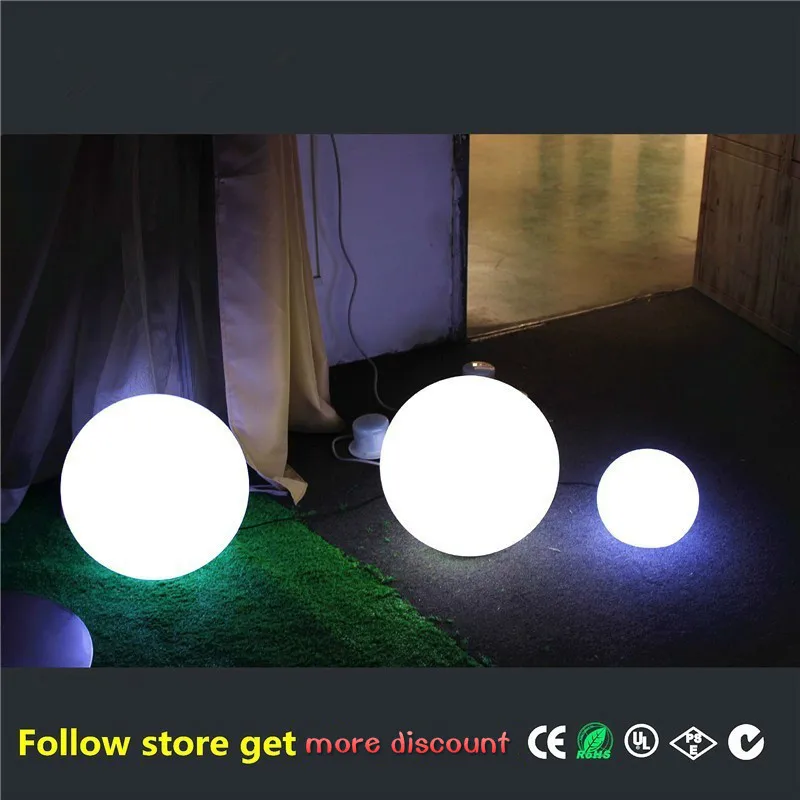 

LED Ball Light Outside Colors Changeable Led Glowing Sphere For Swimming Pool Waterproof Rechargeable Decorative Lights For Bar