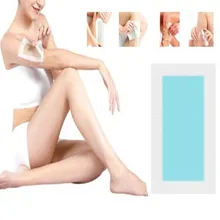 

NEW Pro 1pc women's Double Sided Wax Strips Paper Hair Removal for Leg Body Remove hair summer convenient Wax Strips Papers