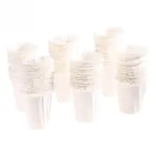 100 шт./компл. белый Кофе фильтры одной порции Бумага для Кофе машина 24 см белый фильтр Бумага форма для кекса Кофе Бумага чашки