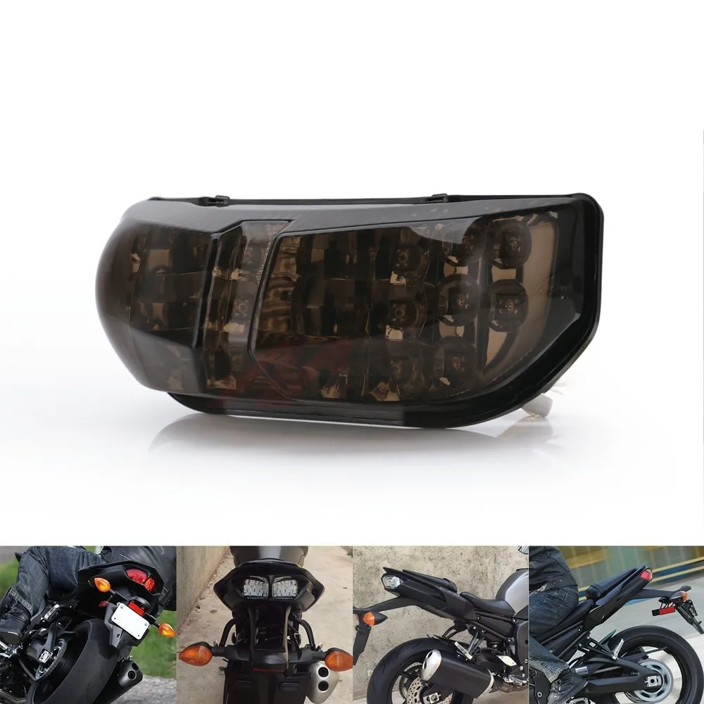 Аксессуары для мотоциклов дымовой светодиодный задний фонарь Yamaha FZ1 FZ8 2010 2011 2012 2013