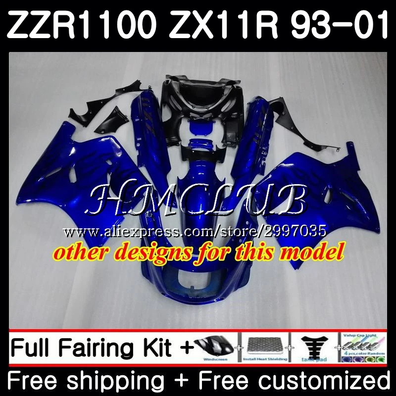 ZZR 1100 для KAWASAKI NINJA ZX 11R 1998 1999 2000 2001 51HC. 15 ZX11 R ZZR1100 зеленый черный ZX11R 93 97 98 99 00 01
