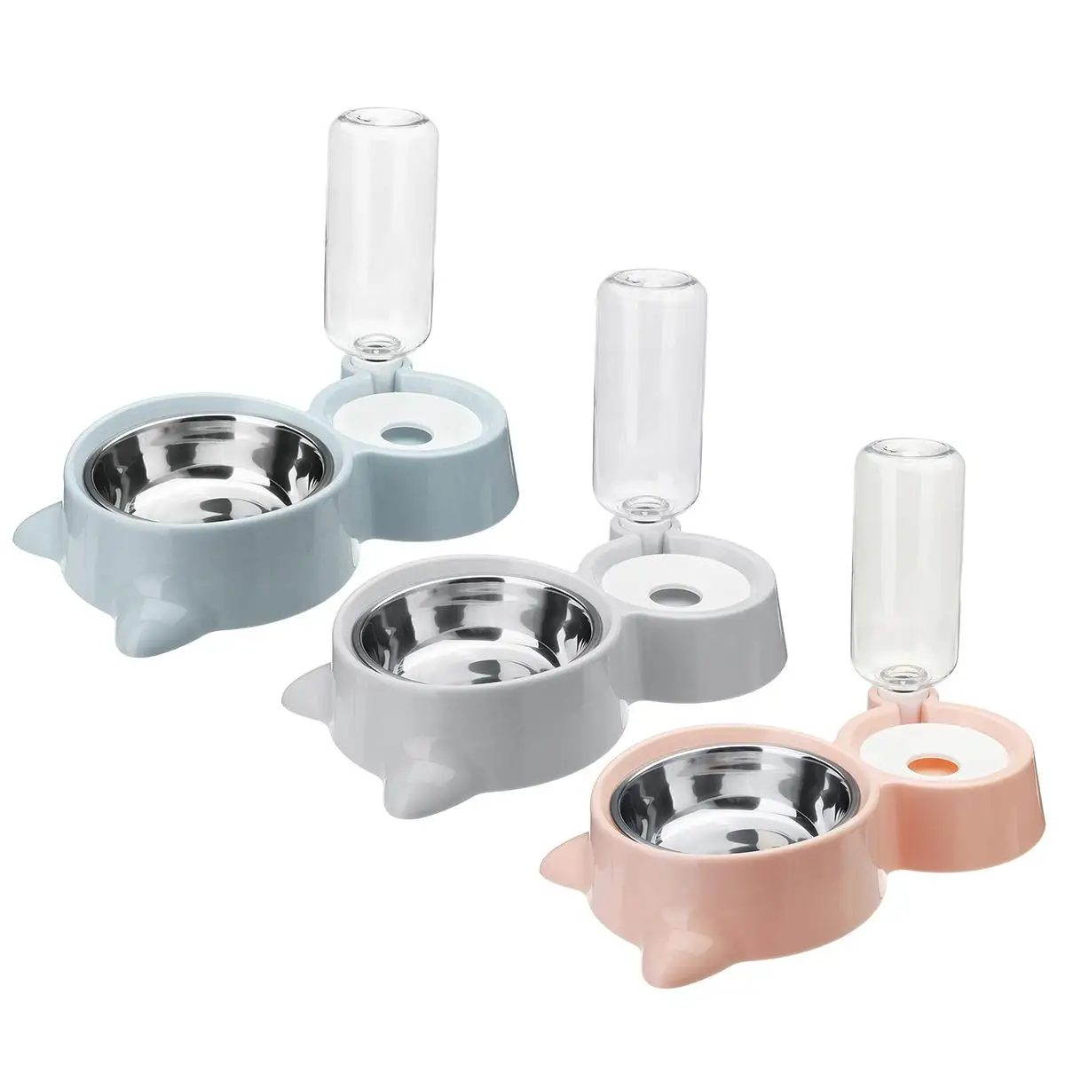 

50mm Pet Dog Puppy Cat Automatic Water Auto Drinking Water Tool Portable Dispenser Food Dish Bowl Feeders