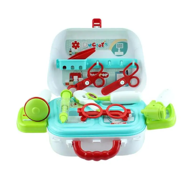 Забавные Детский чемодан имитация спецодежда медицинская инструменты доктор оборудование игрушечные лошадки ролевые игры Реквизит