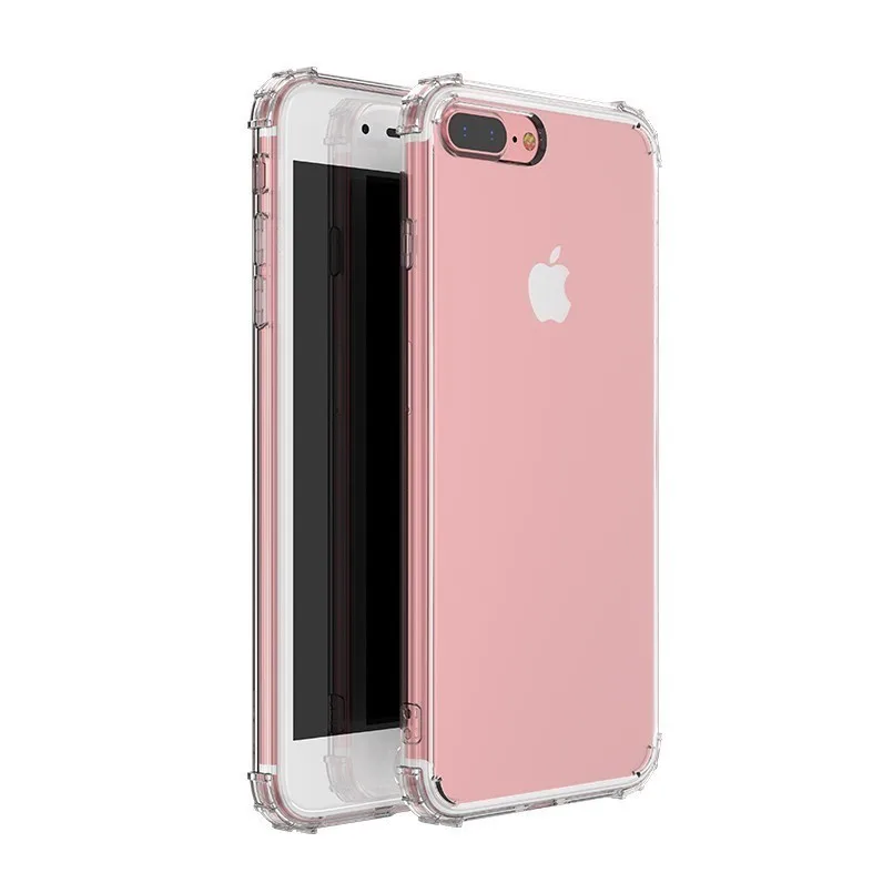

TPU Transparent Case For iPhone 6 7 8 Plus Soft Silicone Clear Case Back Cover For iPhone XS MAX XR Bumpers Fundas Coques