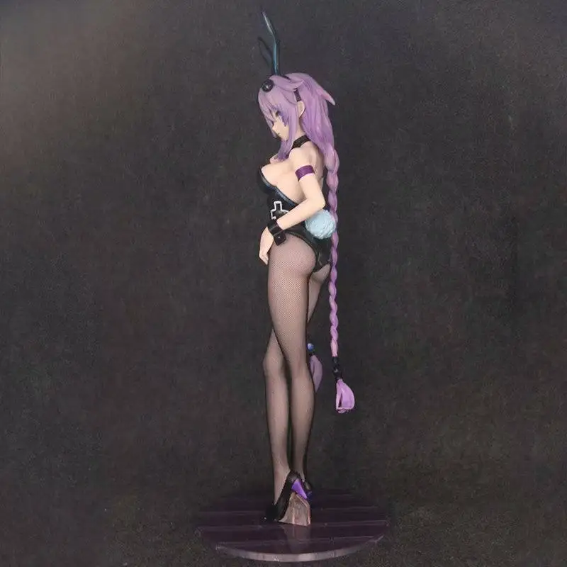 43cn Newest Anime Game Hyperdimension Neptunia Model Toy Figure Purple Heart Bunny Ver. Sexy Girls PVC Action Figures Toys Gifts