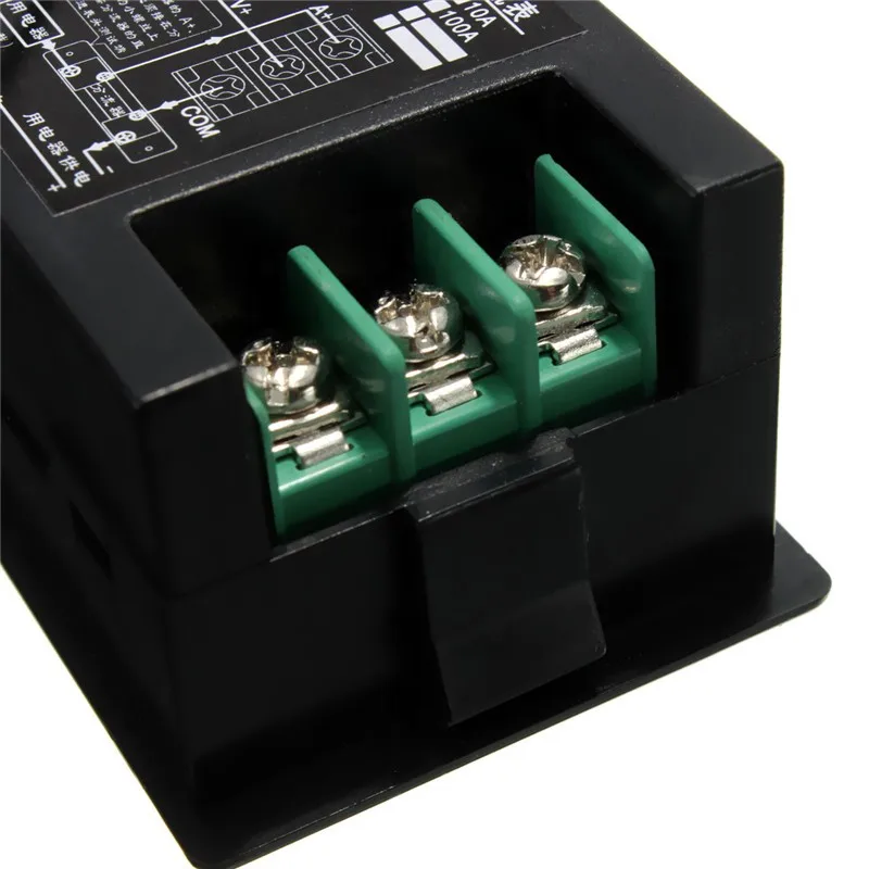 Цифровой вольтметр и амперметр DANIU Black YB4835VA светодиодный дисплей постоянного