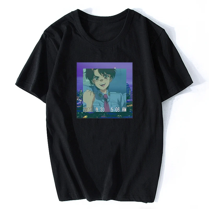 

Tumblr Retro Japanese Anime Vaporwave T-Shirt Men Funny Tops Tee Shirt Harajuku Streetwear Aesthetic Clothes Vintage Shirt