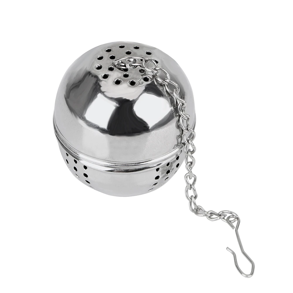 

Mesh Filter Strainer Ball Shape Tea Infuser Stainless Steel For Loose Tea Leaf Spice Home Kitchen Accessories Hangable