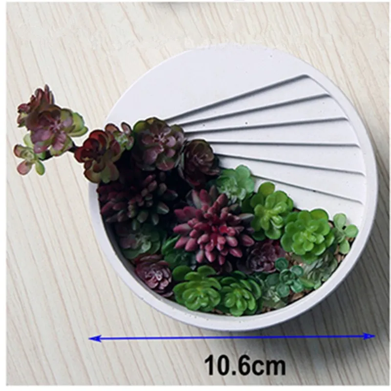 

Step Staircase Cement Desktop Planter Mold 3d Flower Basin Silicone Mould Nordic Flower Pot Round Vase Concrete Molds