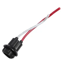 10x T10 W5W 168 194 держатель лампы гнездо стекло цоколь лампа гнездо DIY, черный