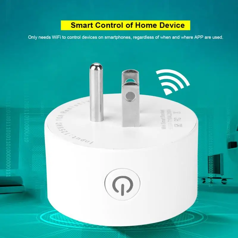 

100-240V WiFi Smart Converter Home Remote Control Socket US Plug Outlet for Alexa for Google