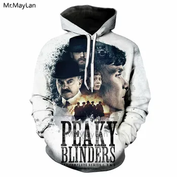 

Underworld Drama Peaky Blinders 3D Print Jackets Spring Men/women Punk Streetwear Sportswear Hoodies Boy White Outwear Clothes