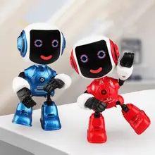 Интеллектуальный индукционный робот игрушка модель с головным датчиком звучащий гибкий шарнир сплав каплестойкий корпус держатель мобильного телефона