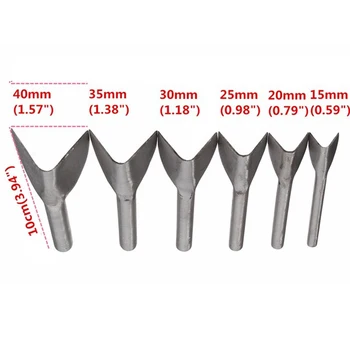

6Pcs/Lot Steel Leather Half-Round Strap Belt Walllet End Cutter Punch Work Tool