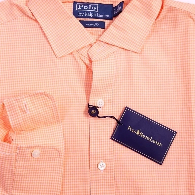 POLO RALPH LAUREN MEN'S GINGHAM DRESS 