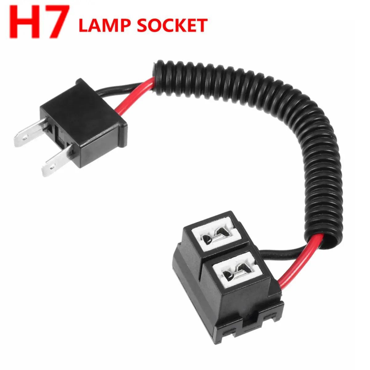 H7 проволока галогенные шлейка со светодиодами гнездо для фары адаптер PX26d разъем головная лампа