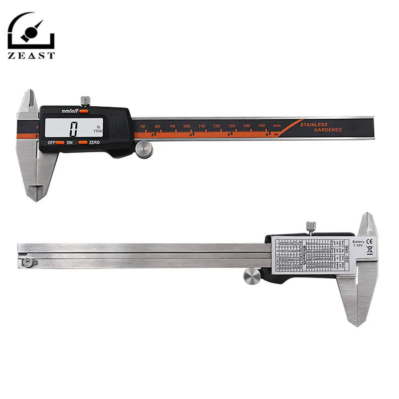 Professional 150mm 6/" LCD Display Digital Vernier Caliper Gauge Precision Tool