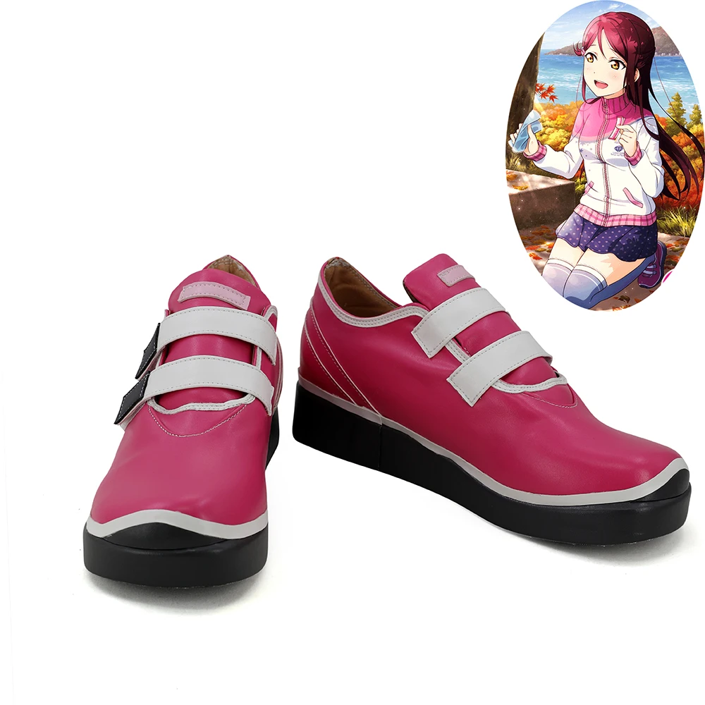 

LoveLive!Sunshine!! Sakurauchi Riko Cheerleading Cosplay Shoes Women Boots