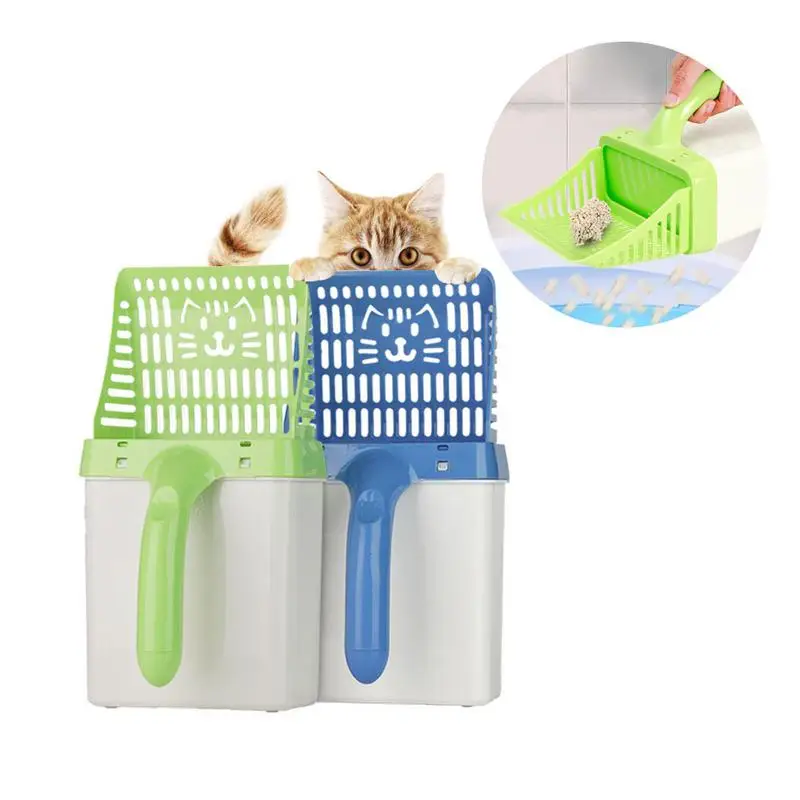 Кошечка для кошачьего туалета кошачий наполнитель для кошачьего туалета ковбойщик с дополнительными мусорные мешки