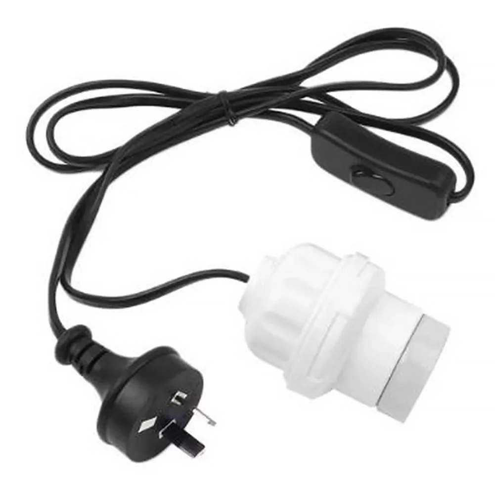 

Socket Reptile Lamp Holder Warm Bulb Lighting Heater Switch Vivarium Ceramic Heating E27