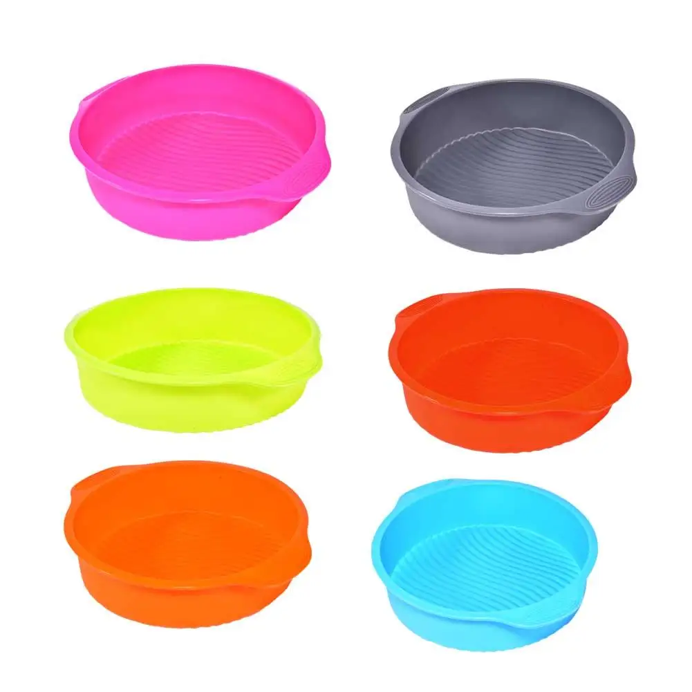 

Cake Decorating Mold Silicone Molds Round Cake Pan Baking Pan Tin Tray Round Baking Cake Pan Baking Trays For Kitchen Cake Tool