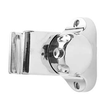 

LBER Adjustable Rotating Bathroom Shower Head Hand Holder Wall Mounted Bracket Silver