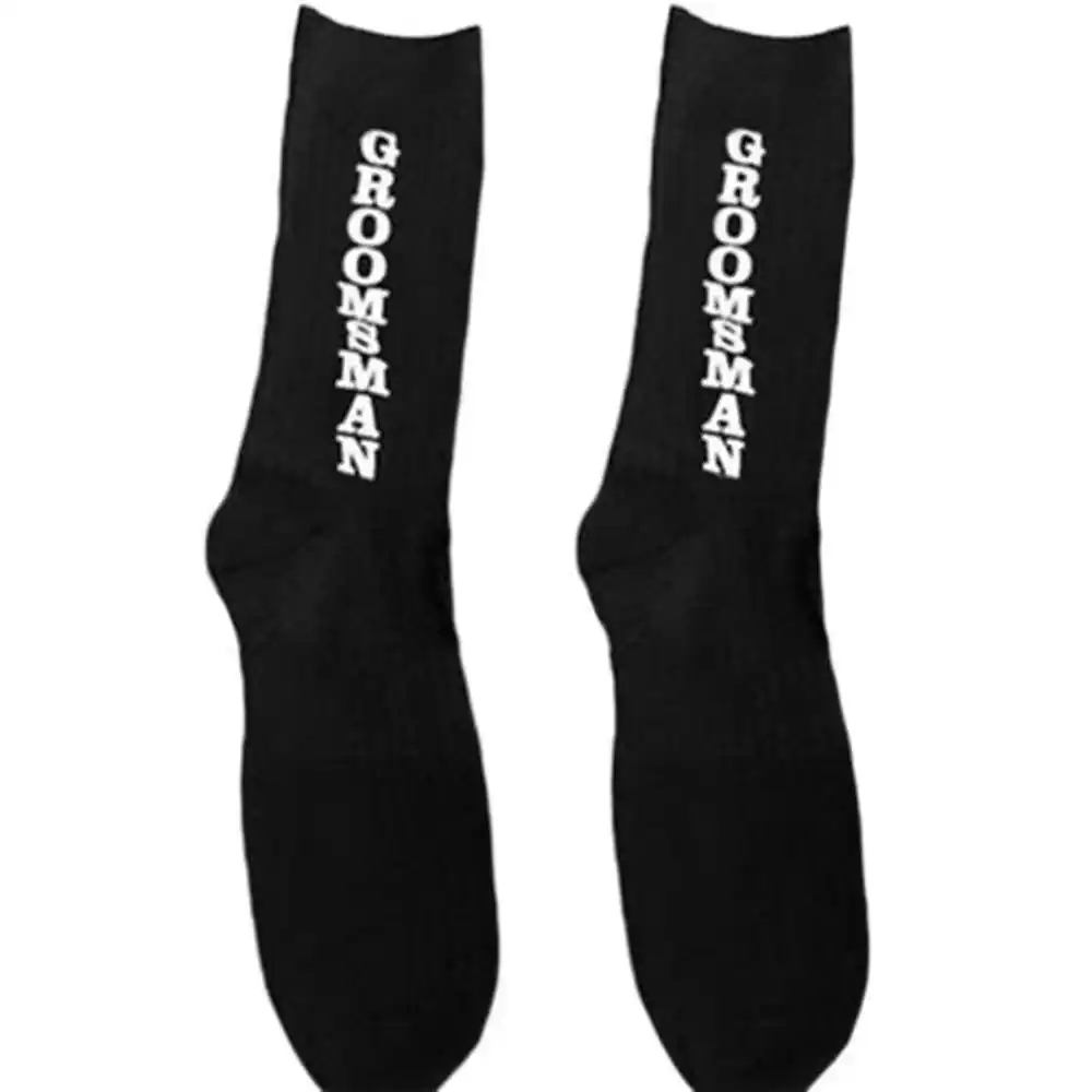 結婚式の男性新郎介添人手紙ソックス新スタイルコーマ綿ドレス靴下結婚式パーティー靴下 男性用靴下 Aliexpress