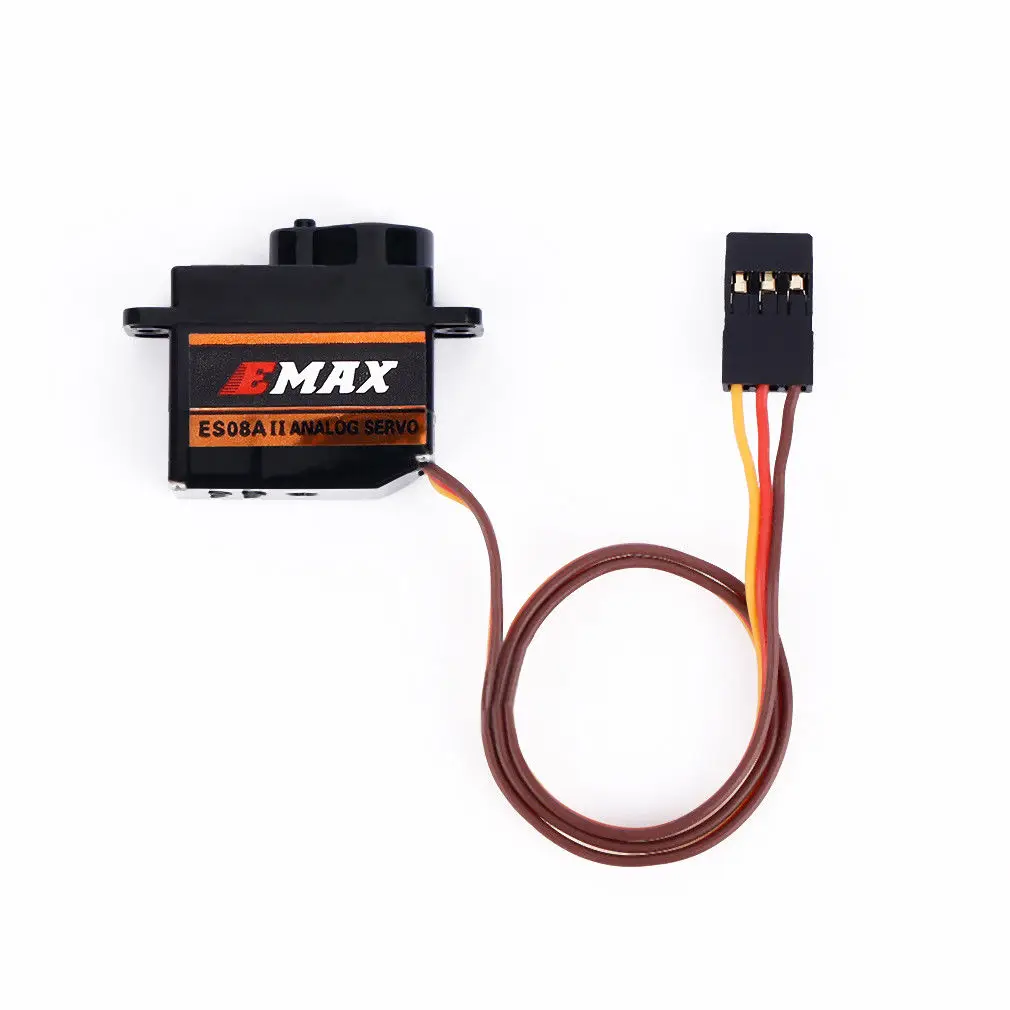 1 X Emax Es08A Ii 9 Gram мини микро-высокочувствительный сервопривод для 3D Rc самолета последний