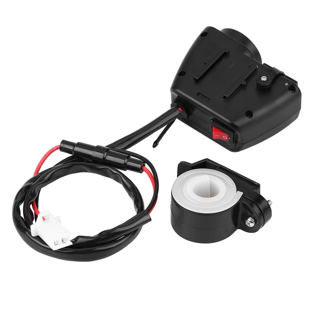 

12V-30V Motorcycle Handlebar Handle Mounted Dual USB Charging Socket Voltmeter Waterproof accesorios automovil oto aksesuar New