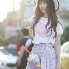 Летняя женская повседневная плиссированная юбка из хлопка в консервативном стиле, универсальные Большие мини-юбки в клетку