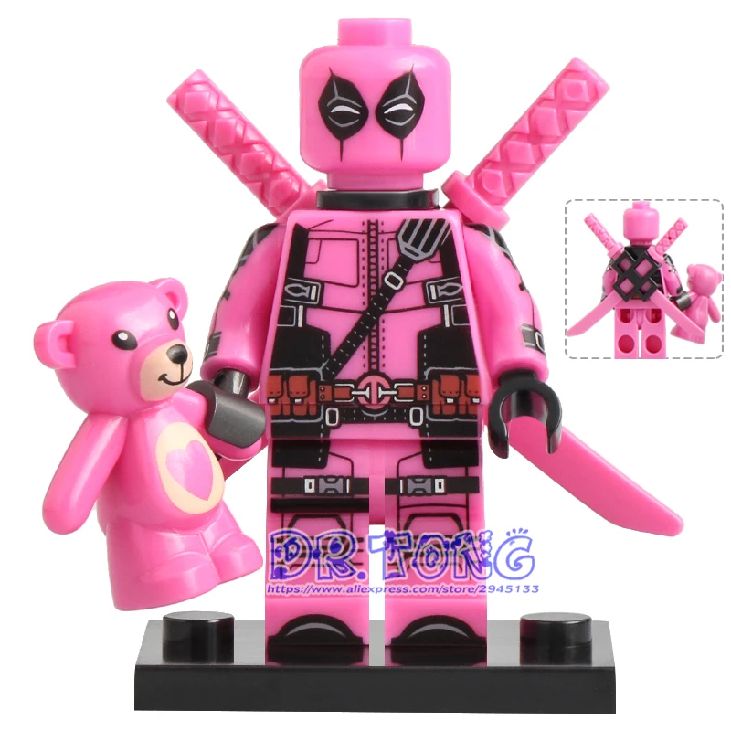

20PCS Marvel Action Figures Super Heroes Deadpool Unworthy Thor Batman Venom Building Blocks Kids Gifts Toys for Children KT1004