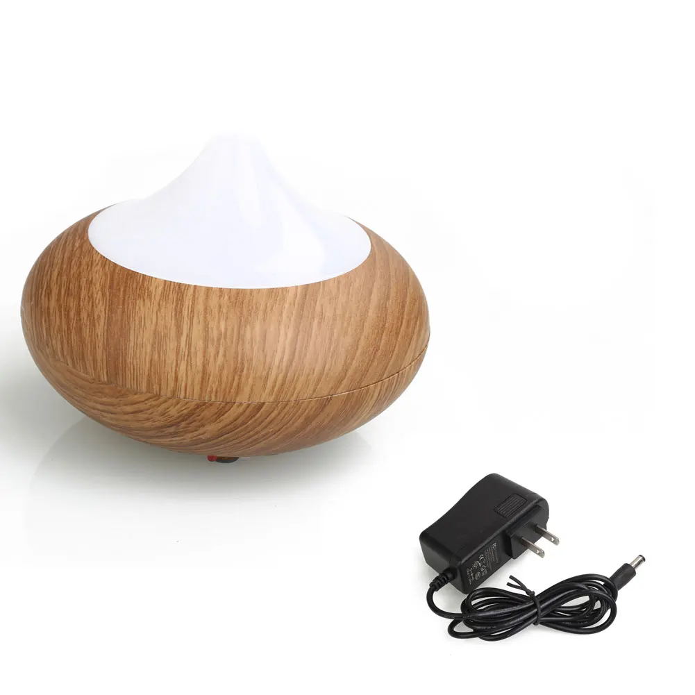 

Aroma Air Humidifier wood grain with LED lights Essential Oil Diffuser Aromatherapy Electric Mist Maker for Home