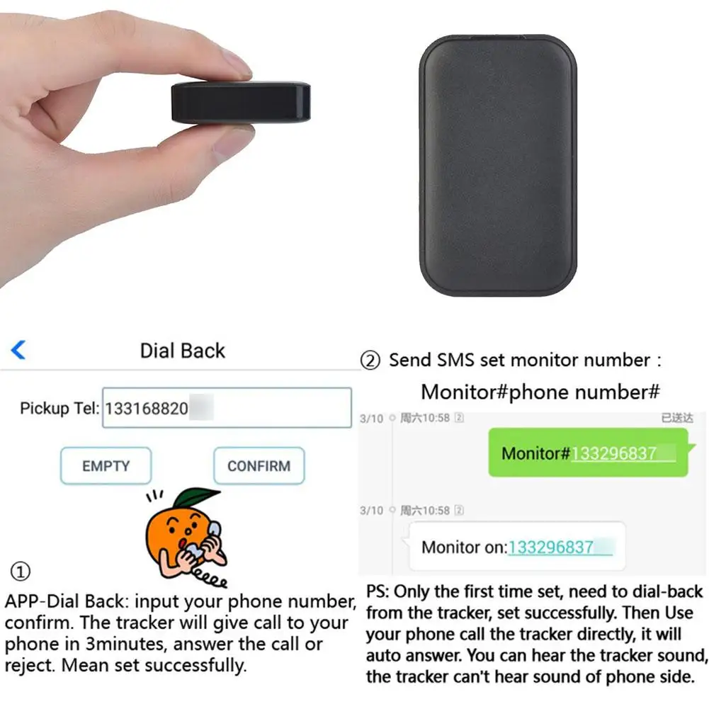 Мини GSM WIFI lbs G03s gps трекер Голос регистраторы локатор отслеживания для детей