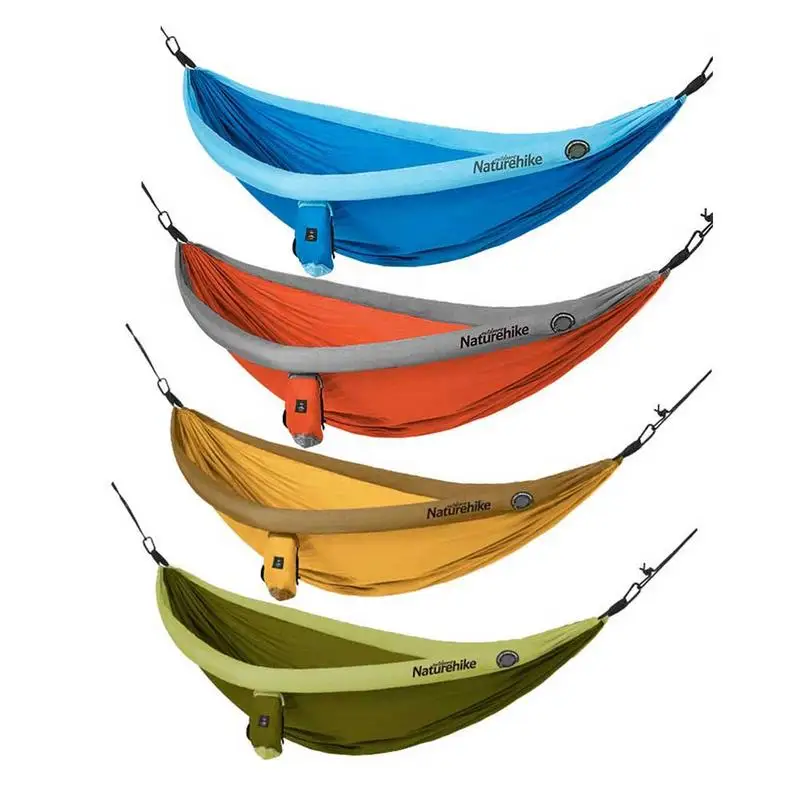 

Camping Hammock Mosquito Net Pop-Up Light Portable Double Parachute SWing Sleeping Hammock Bed With Net Tent Outdoor Hiking